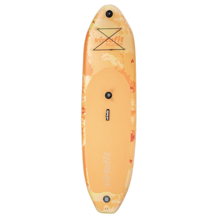 Tabla paddle surf - Surfer 305 - Naranja - Con vela de viento y accesorios