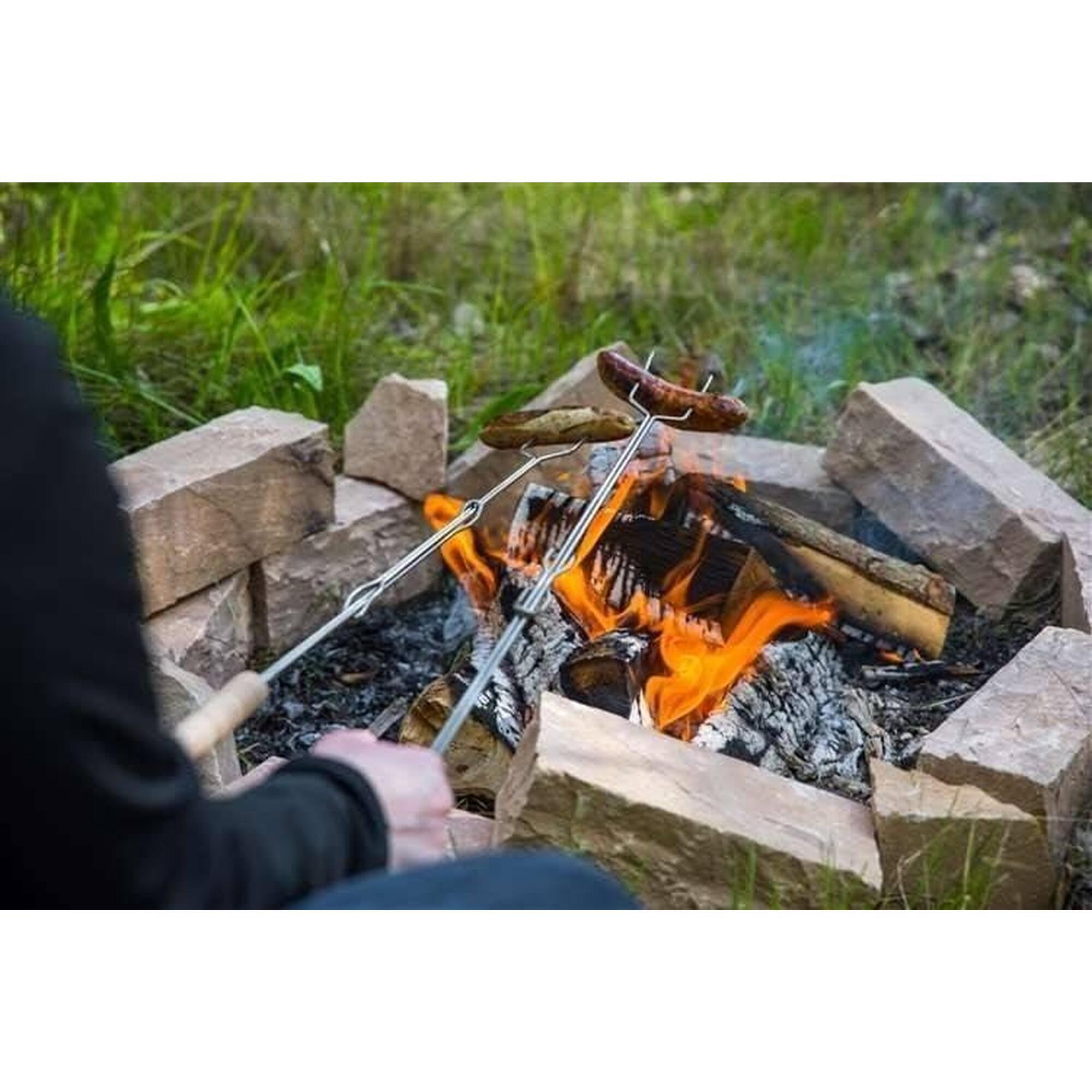 2 Grillspieße Lagerfeuer Spieße ls1