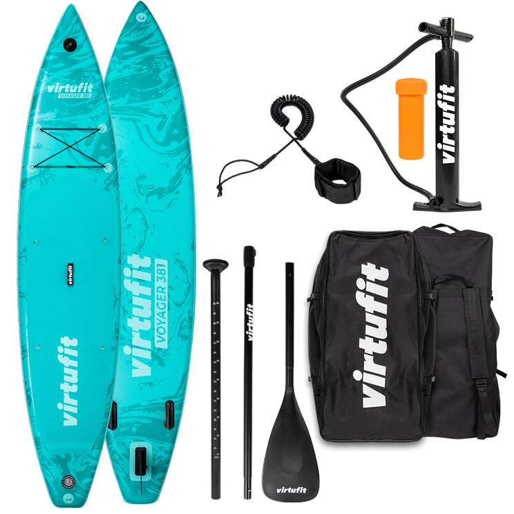 Tabla paddle surf - Voyager 381 - Turquesa - Con accesorios