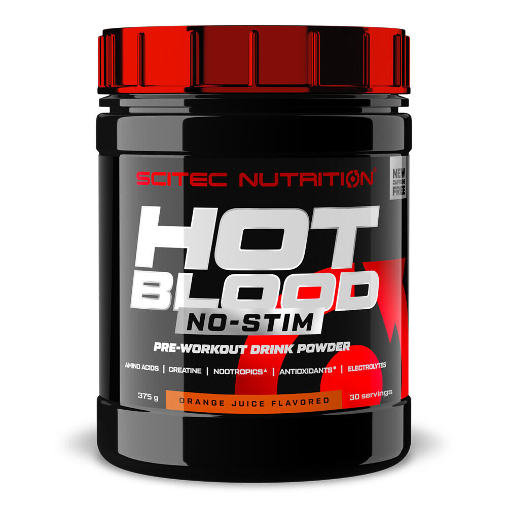 Pre-workout - Heet Bloed No-stim (375g) - Oranje 1/3
