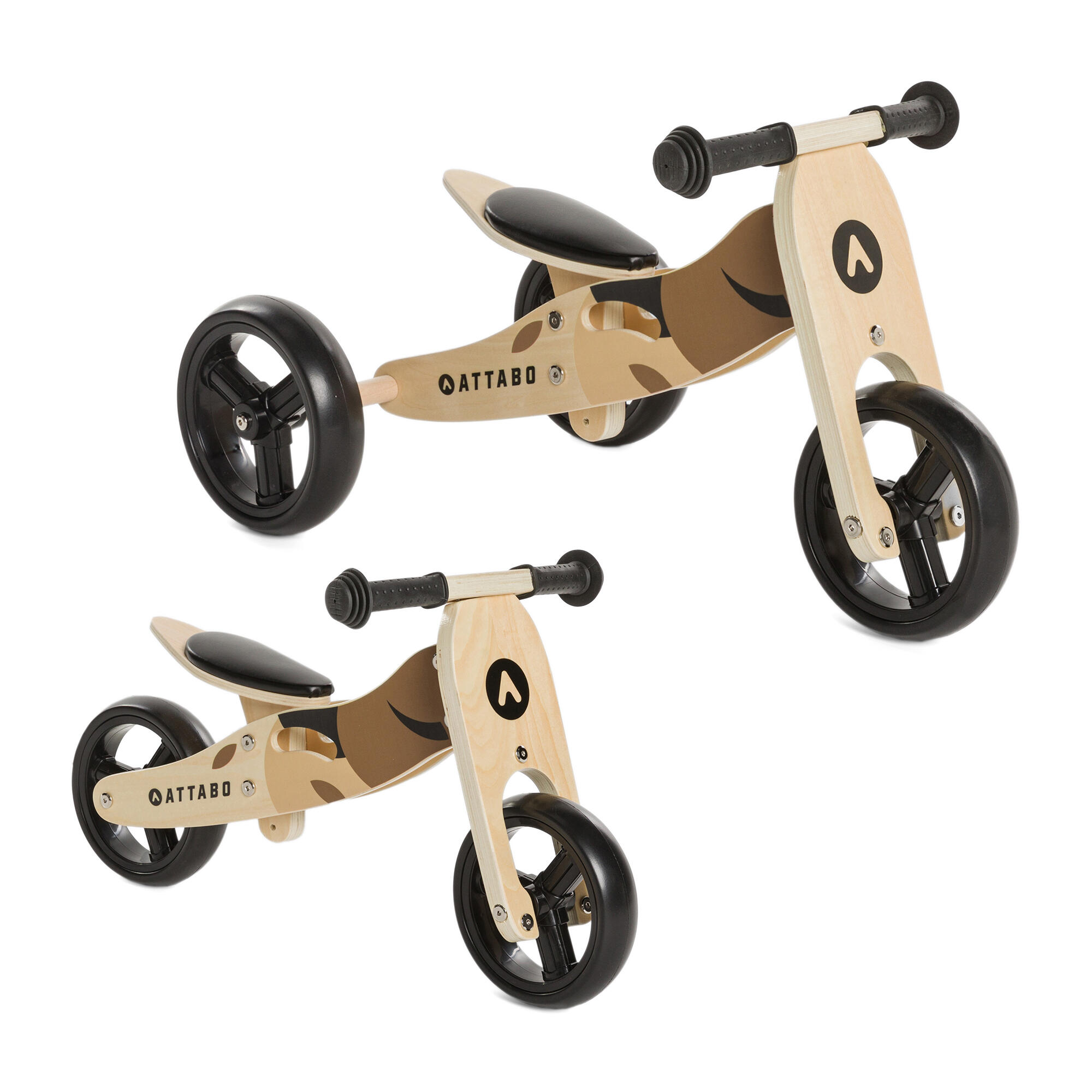 Bicicleta de equilíbrio attabo ride 2 em 1 7"