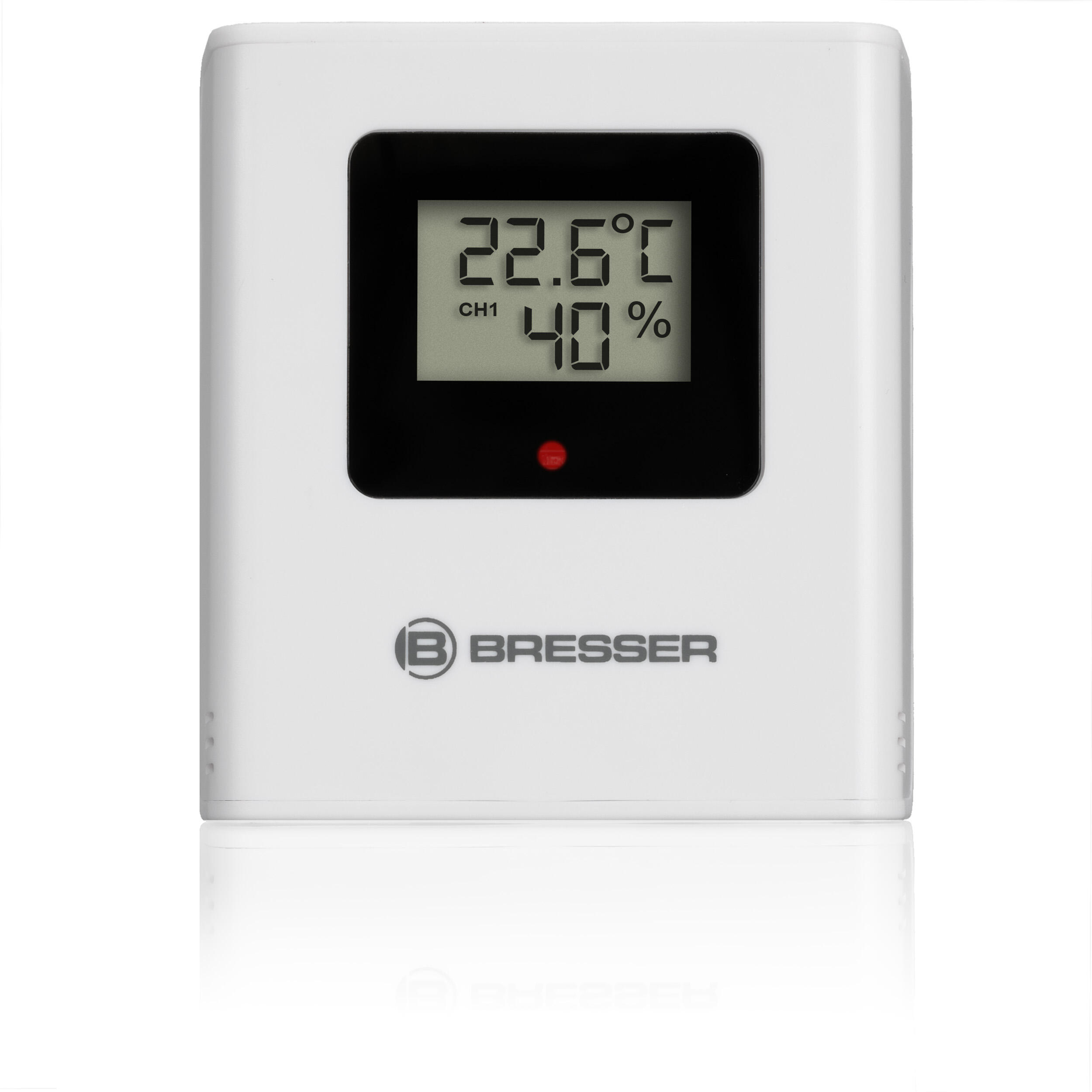 BRESSER Thermo Hygro Quadro NLX - Thermo-/Hygrometer met 3 Buitensensoren 5/6