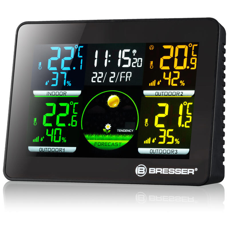 Termometro / igrometro Bresser con 3 sensori esterni