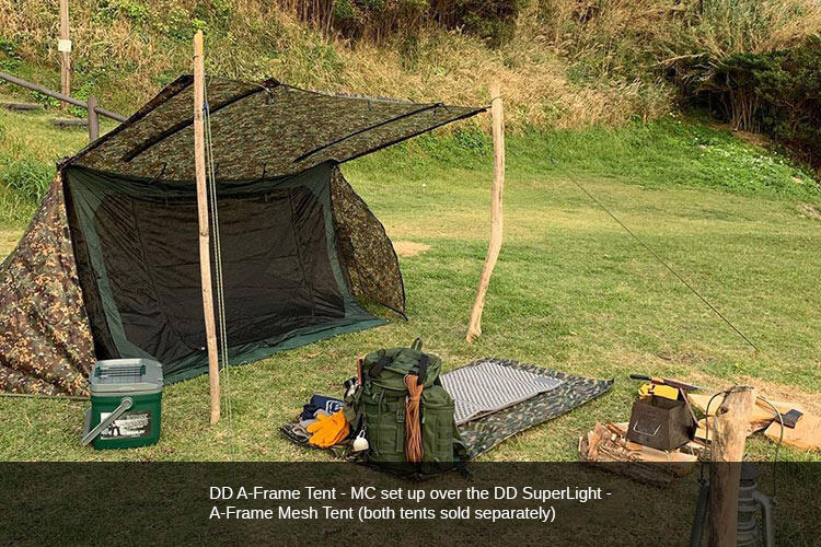 DD Hammocks Superlight A-Frame Mesh Tent Tunneltent 4/6