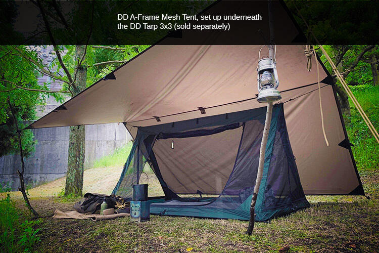 DD Hammocks Superlight A-Frame Mesh Tent Tunneltent 5/6