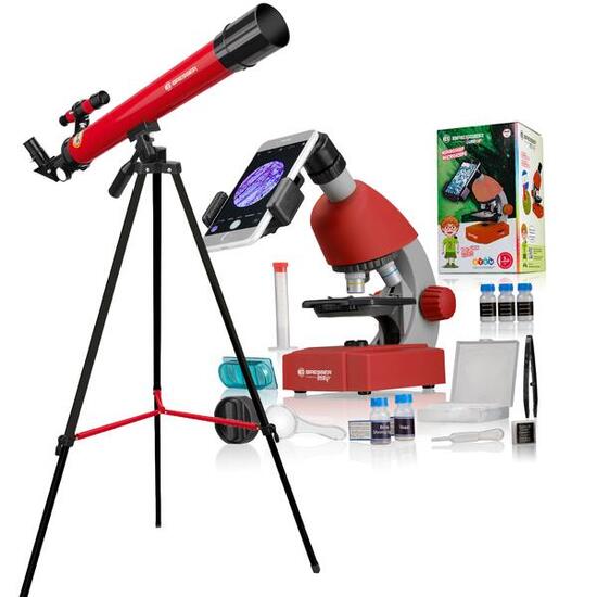 Pack de démarrage télescope et microscope de Bresser