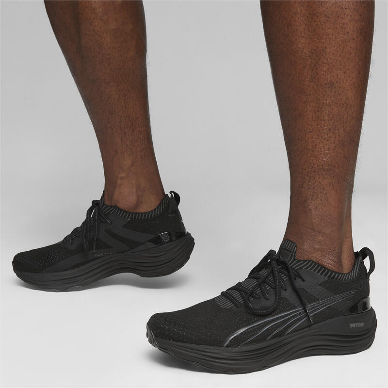 Chaussures de running ForeverRun NITRO Knit Homme PUMA Black Shadow Gray
