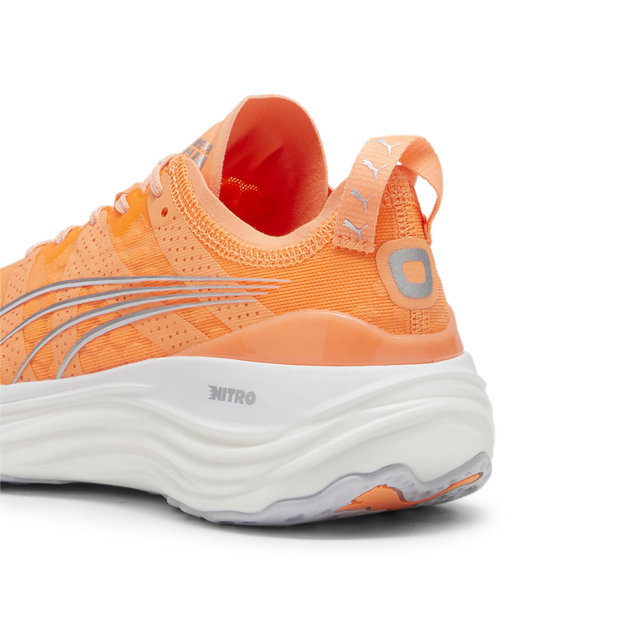 Puma ForeverRun Nitro Womens Orange Running Shoes 4/7