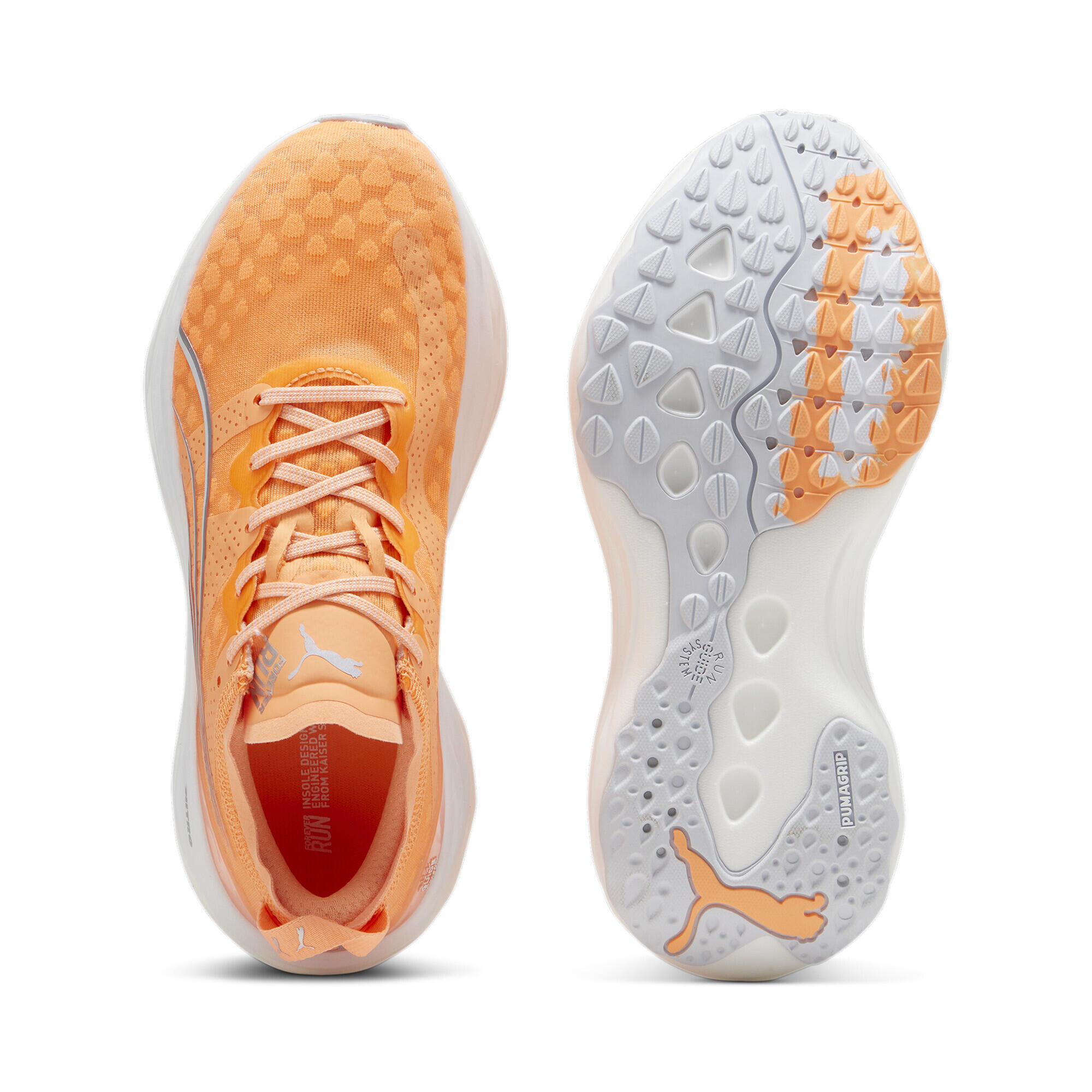 Puma ForeverRun Nitro Womens Orange Running Shoes 6/7