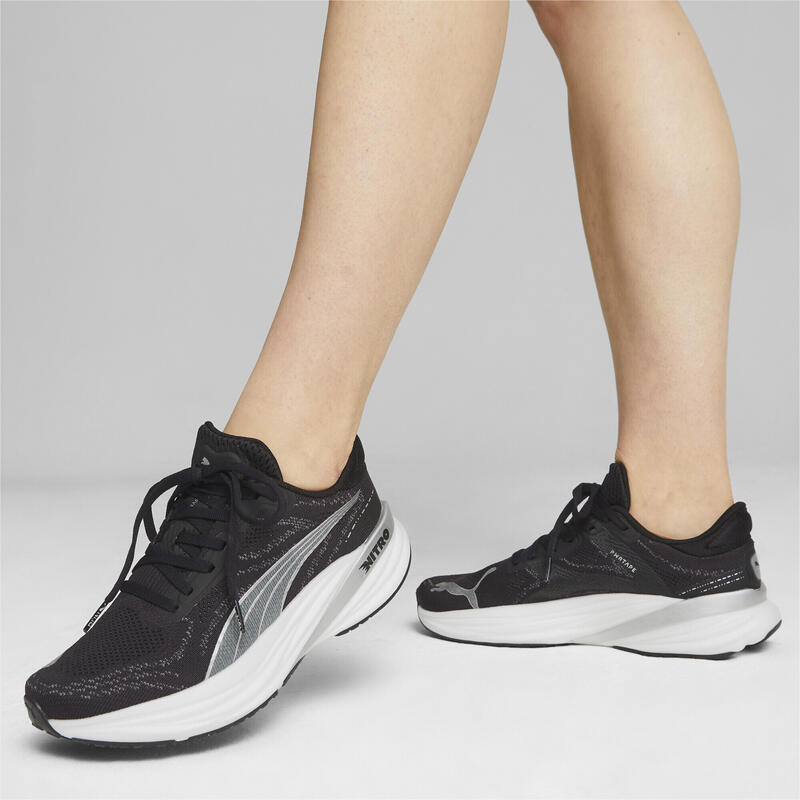 Zapatillas de running Mujer Magnify NITRO™ 2 PUMA Black White Silver Metallic