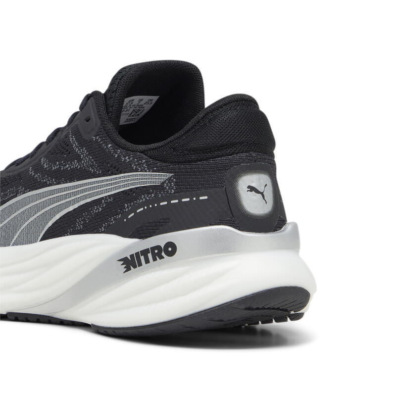 Chaussures de running Magnify NITRO™ Femme PUMA Black White Silver Metallic