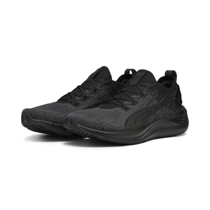 Electrify NITRO 3 gebreide hardloopschoenen PUMA Black Strong Gray