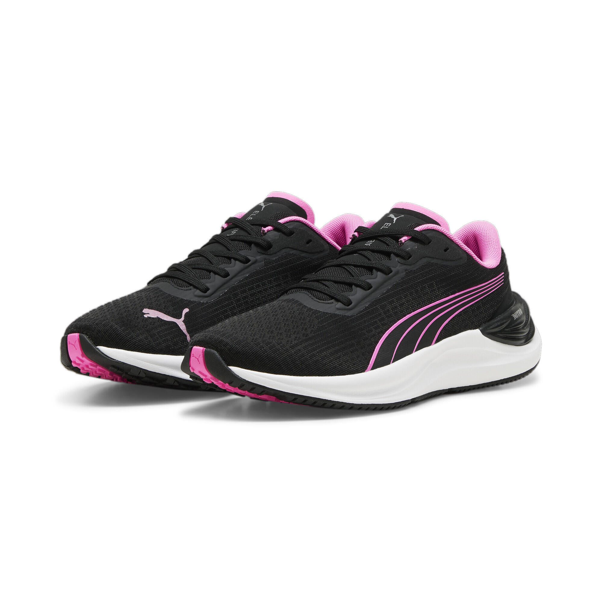 PUMA Dámské běžecké boty Elektrify NITRO™ 3 PUMA Black Poison Pink