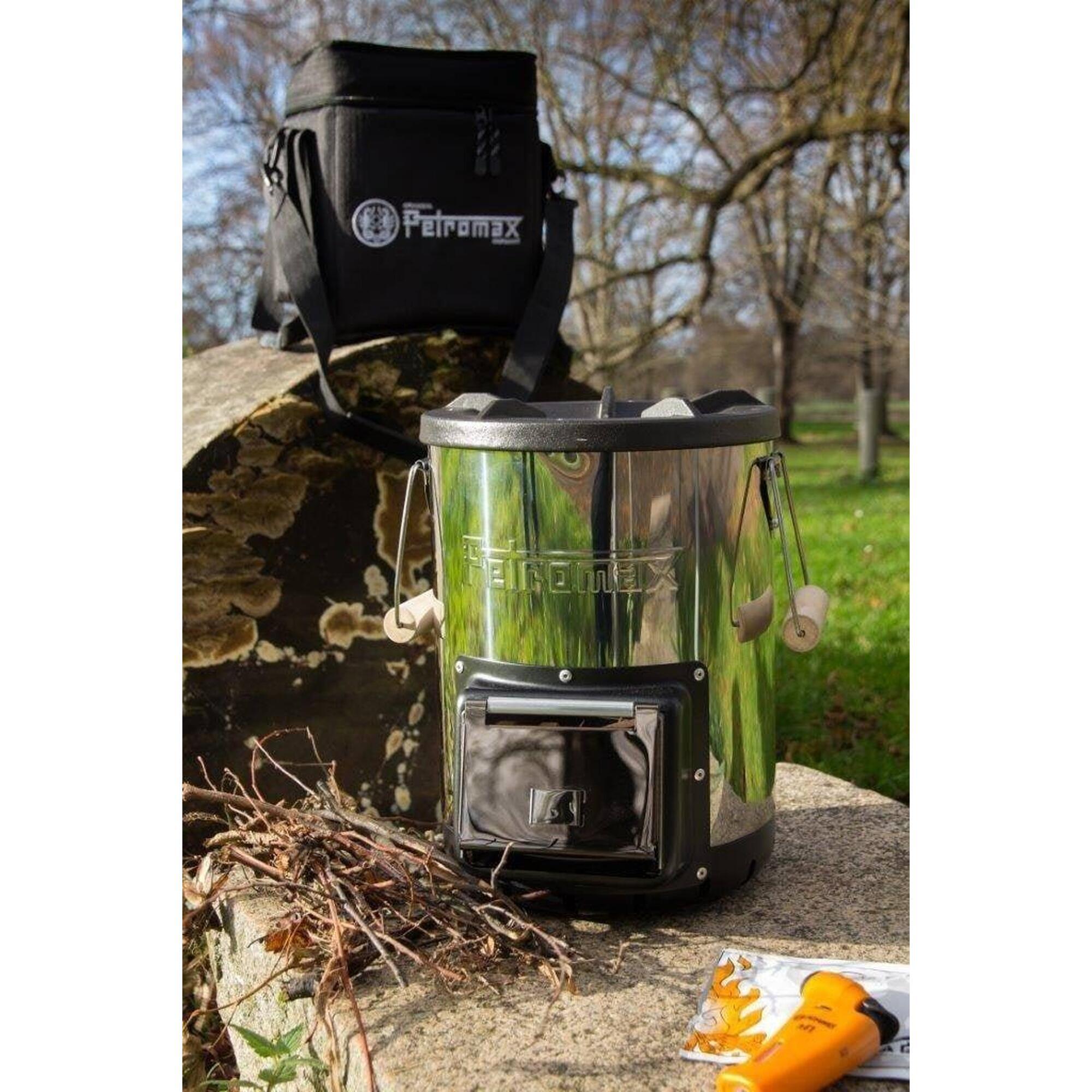 Petromax Rocket Stove RF33 Kooktoestel op Houtvuur