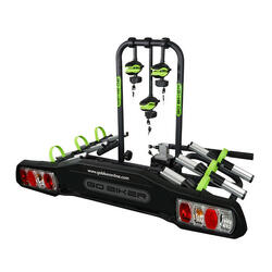 Porte-vélos GO BIKER RANGER - 3 vélos - pliable - 15 kg/rail - antivol