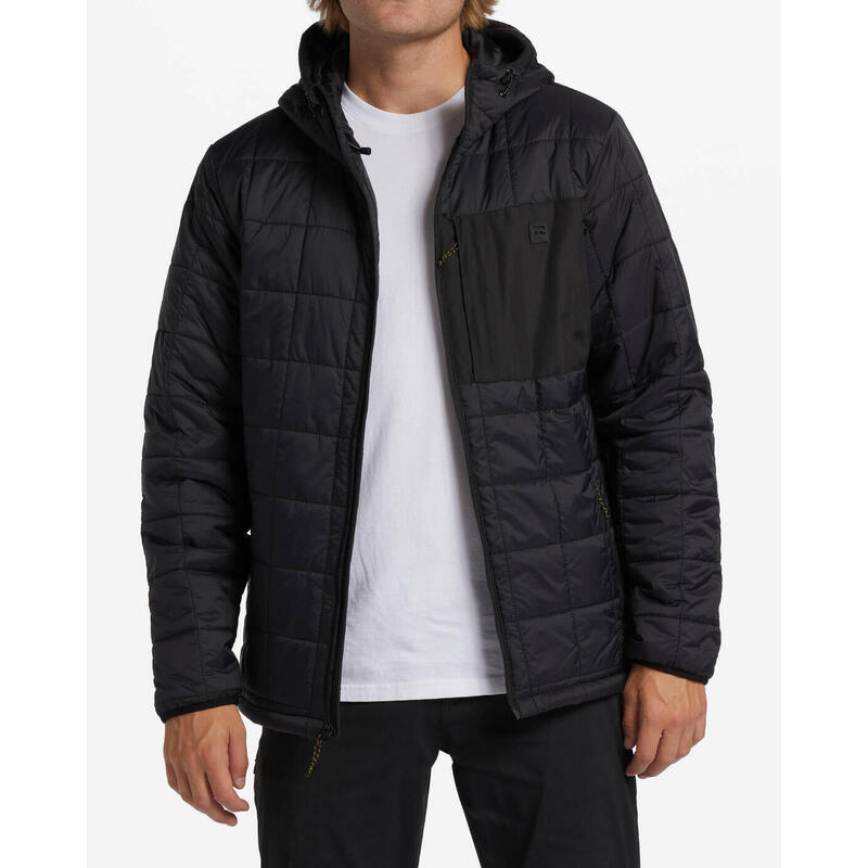 Billabong bărbați Journey Puffer matlasat sacou cu glugă