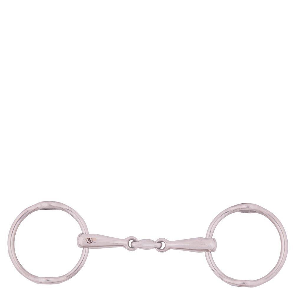 BR Dubbel snaffle bit voor massief roestvrij staal steigerend paard BR Equitation