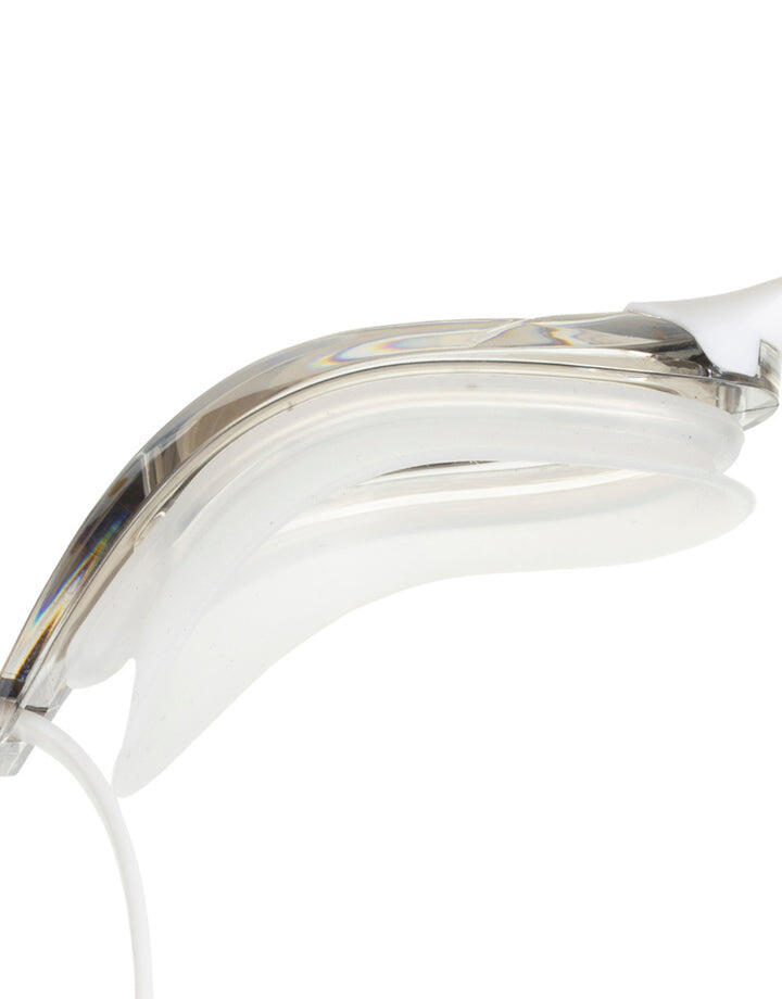 AQUAFEEL Schwimmbrille Ultra Cut Mirrored weiß, verspiegelt, transparentes Band 5/5