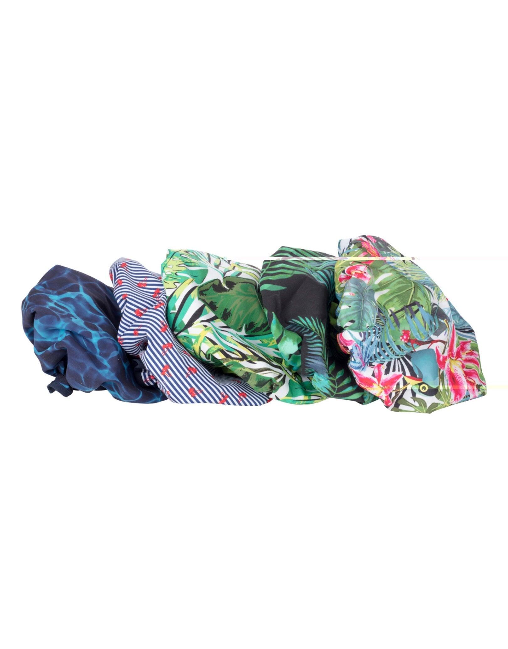 FASHY Fashy Classic Multi-Coloured Shower Cap - Pack of 5
