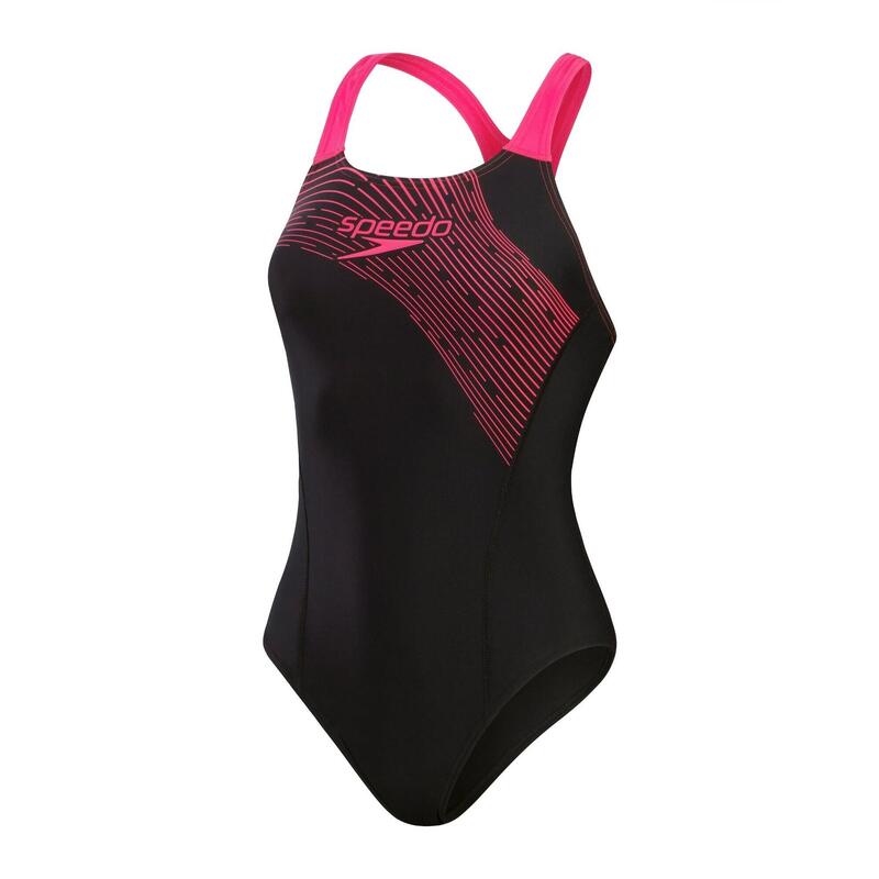 Costumi Da Bagno Speedo Womens Medley Logo 1 Piece Donna