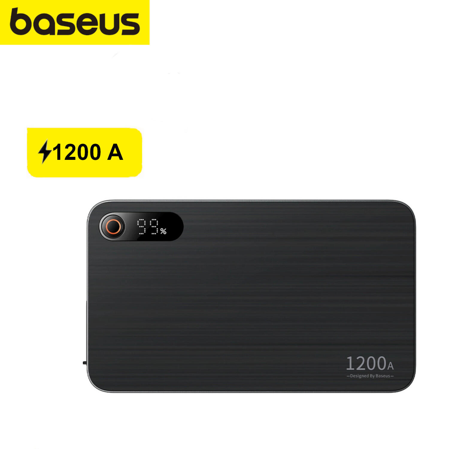 BASEUS Jump Starter Power Bank 12000mah Booster pro samoobslužnou 12V nabíječku