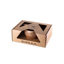Kupilka Boîte-cadeau-Tasse, Cuillère et Assiette-Original (Marron)