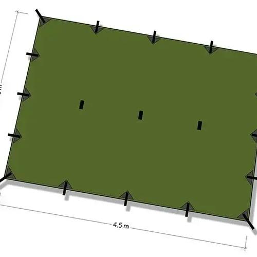 Покривка Tenda XL olive green DD Hammocks 450 x 300 cm