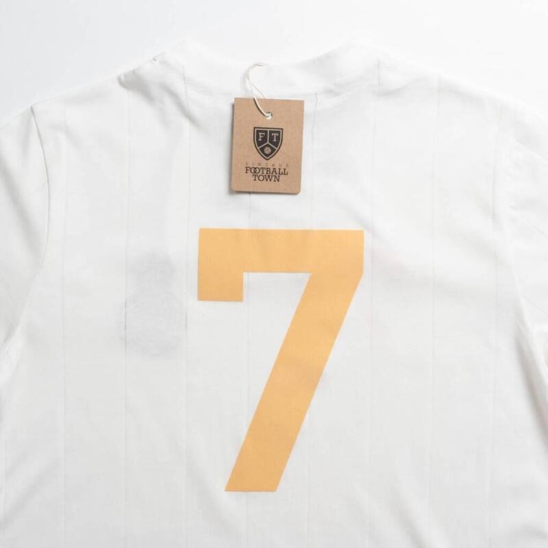 T-Shirt Retro with Laces La Corona Football Adulte Vintage - XL