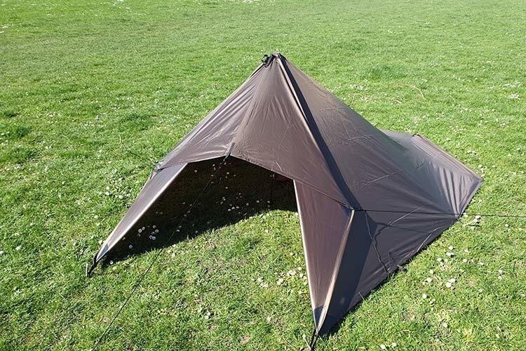 DD Hammocks Tarp/ Abdeckplane 3x3 - Coyote Braun 5/6