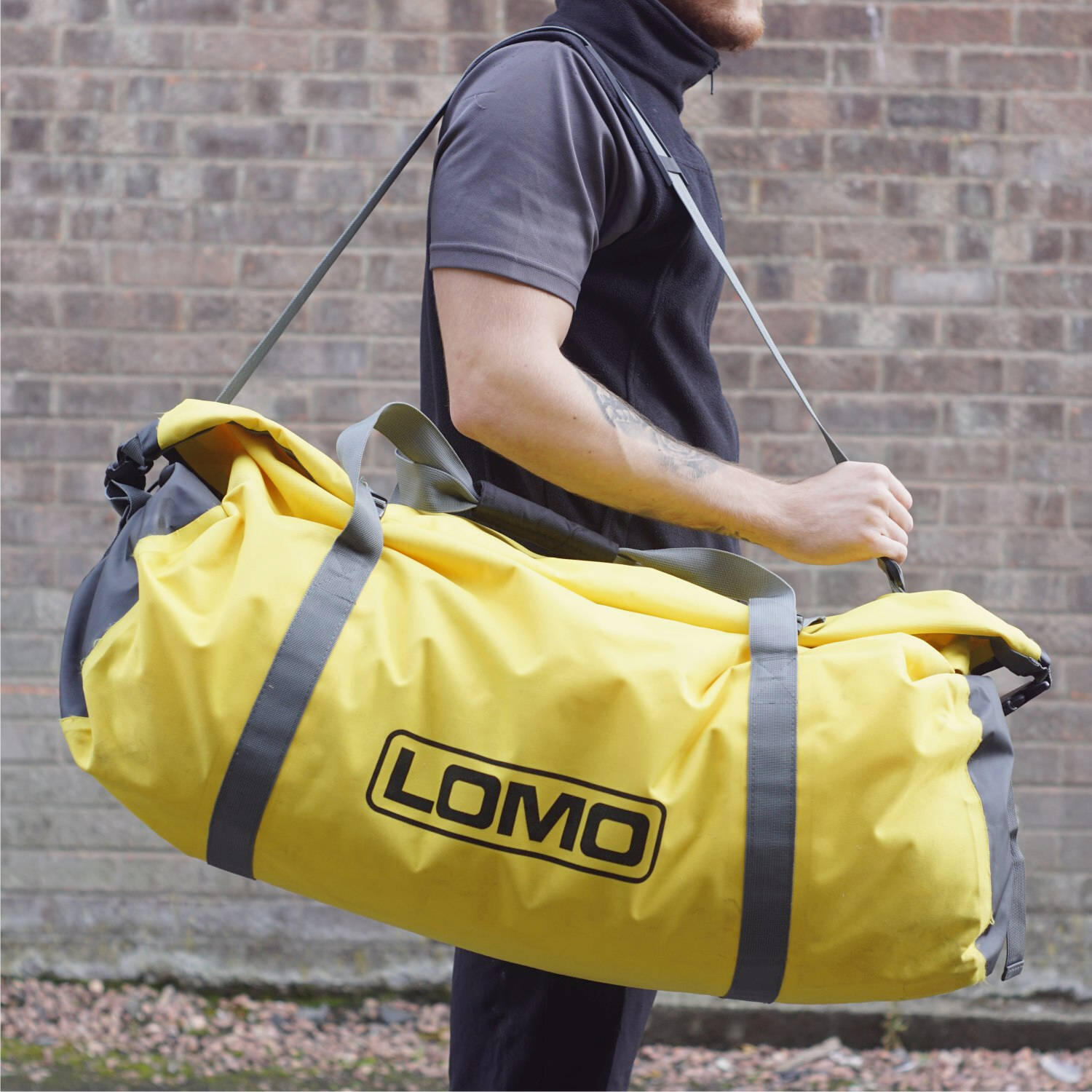 Lomo 60L Dry Bag Holdall - Yellow 2/7