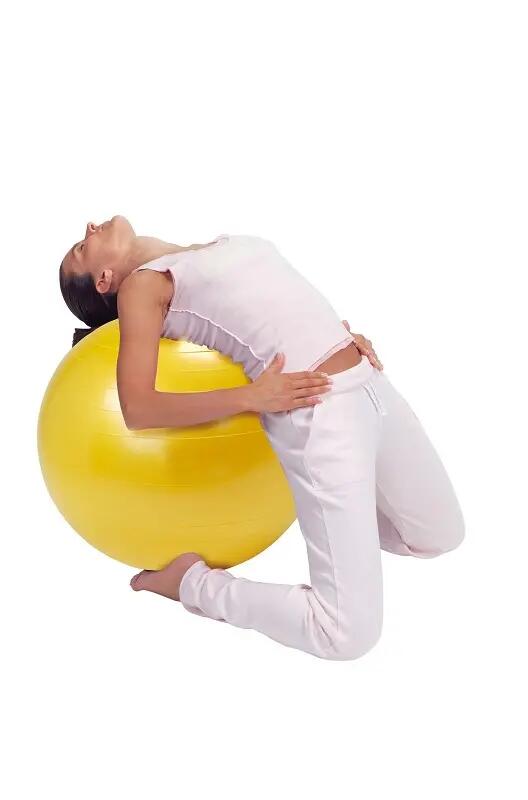 Gymnic Plus Palla fitness antiscoppio Ø 75 cm gialla 4/7