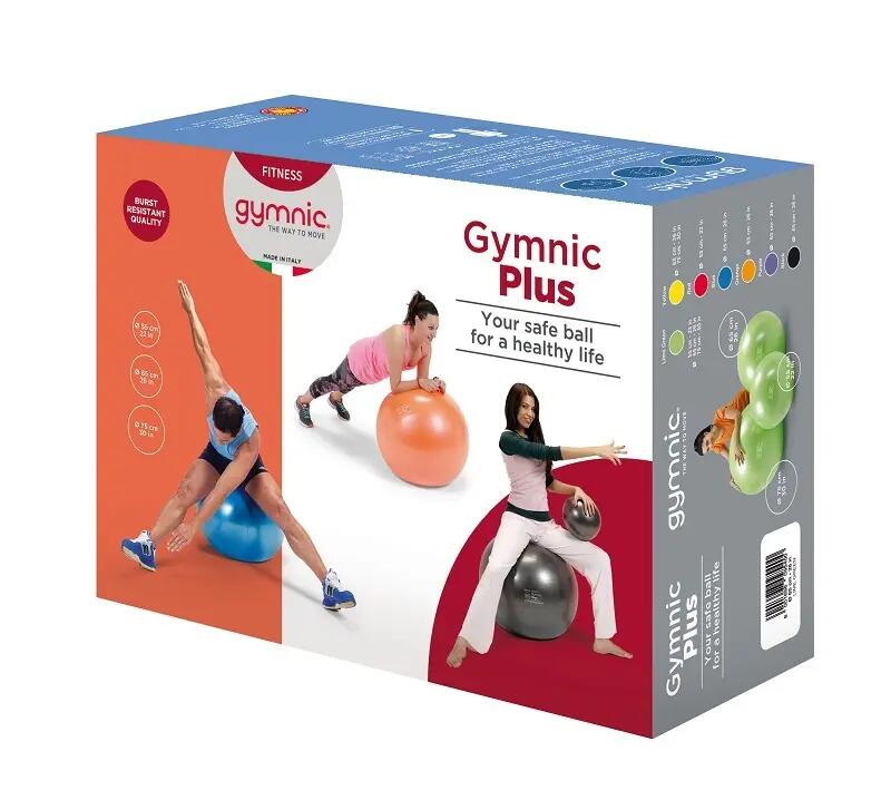 Gymnic Plus Palla fitness antiscoppio Ø 75 cm gialla 6/7