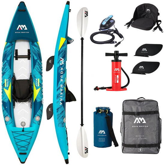 Kayak gonflable AQUA MARINA STEAM 312 2022 1xKP-1 + Pompe électrique STAR 7