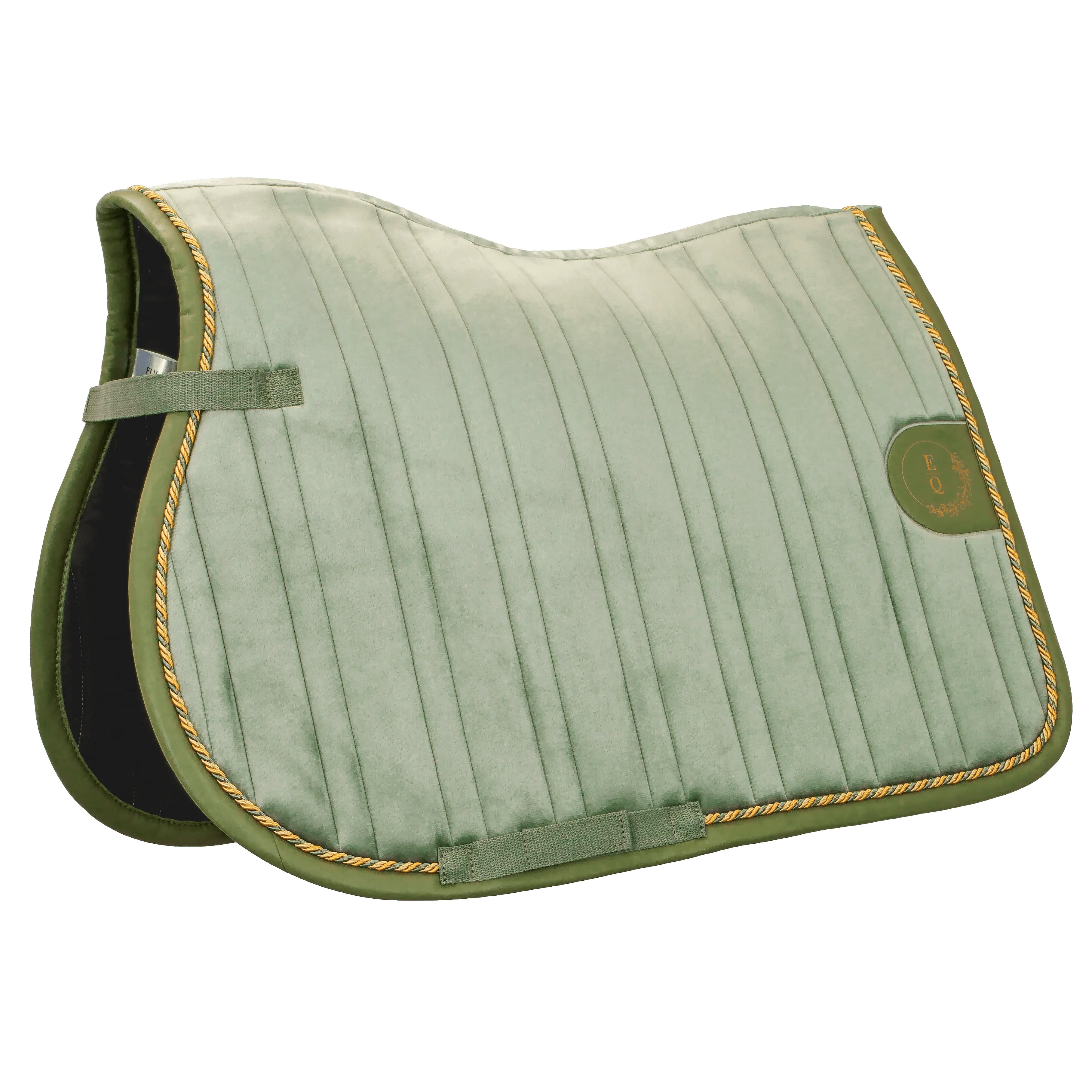 Equestrian Queen - Tapis De Selle Pour Chevaux De Concours Complet Equestrian Queen Athen 24ss - Tapis De Selle - Vert - Fs - Decathlon