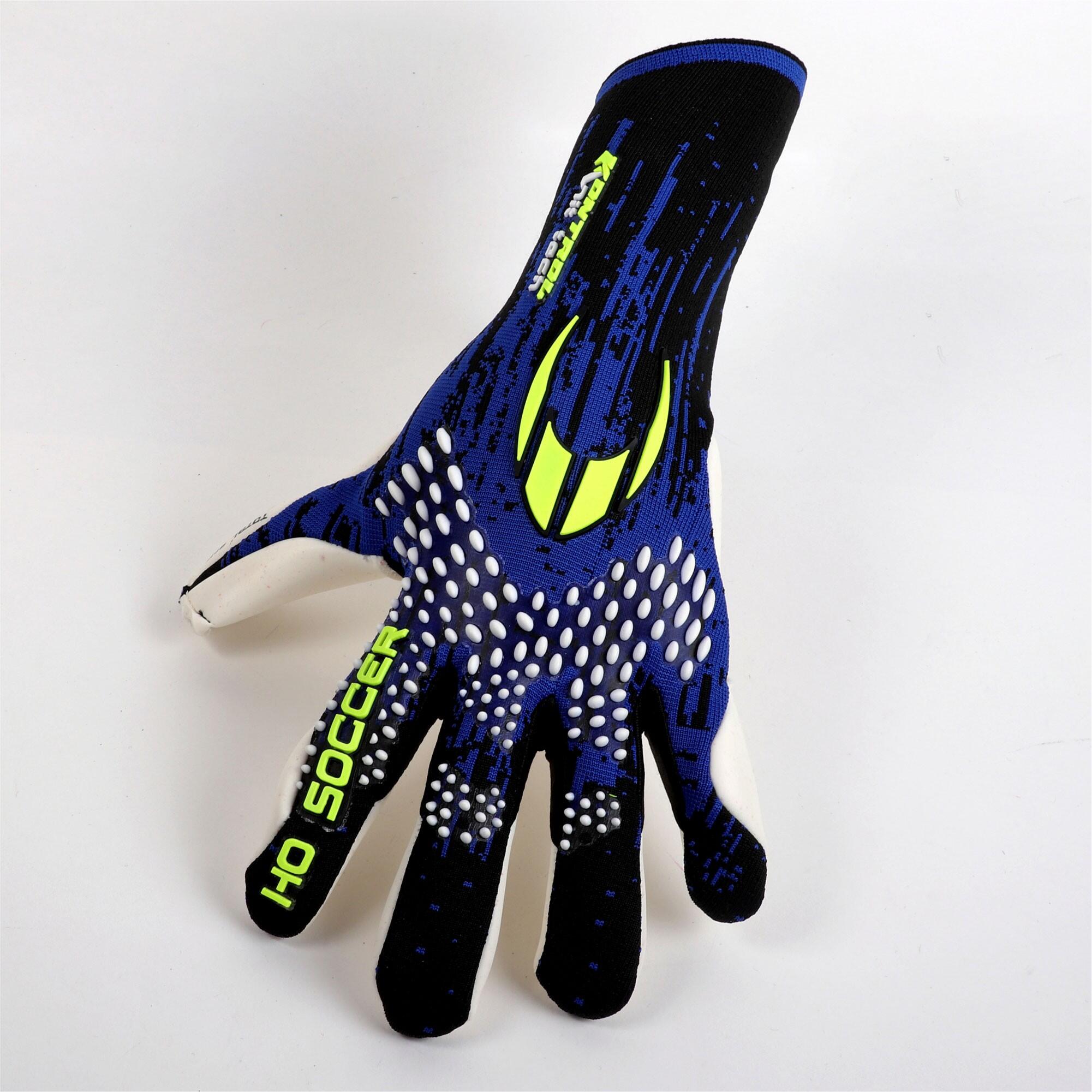 HO Soccer Kontrol Knit Tech Aqua Goalkeeper Gloves 5/6