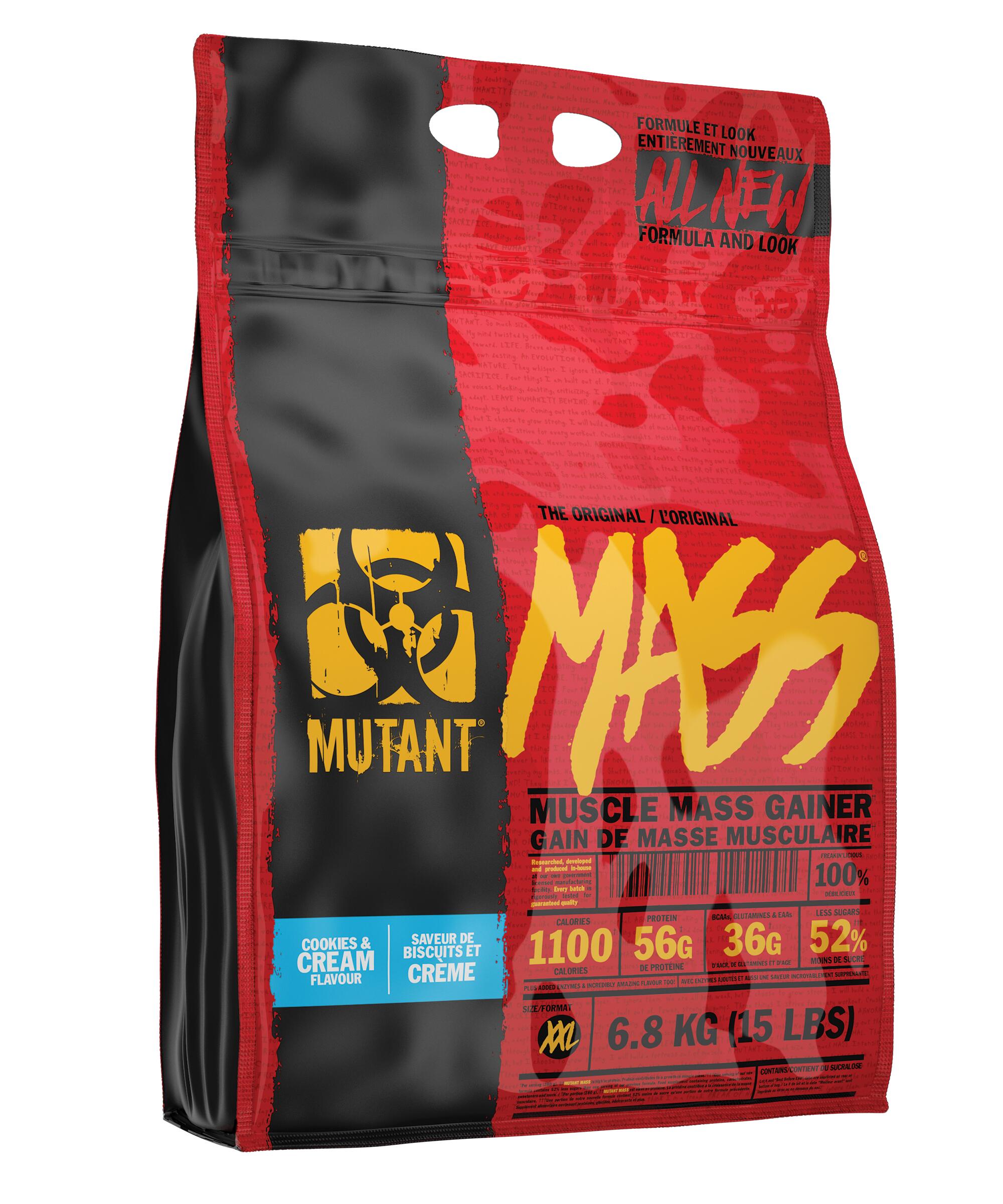 Mutant Mutant Mass (6800g) Cookies & Cream - Gewichtstoename - Zonder Creatine 4/4