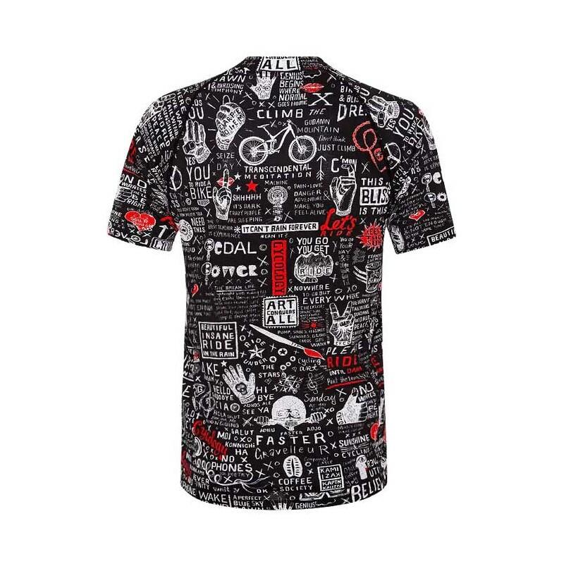 Camiseta técnica MTB Hombre Graffiti 2/4