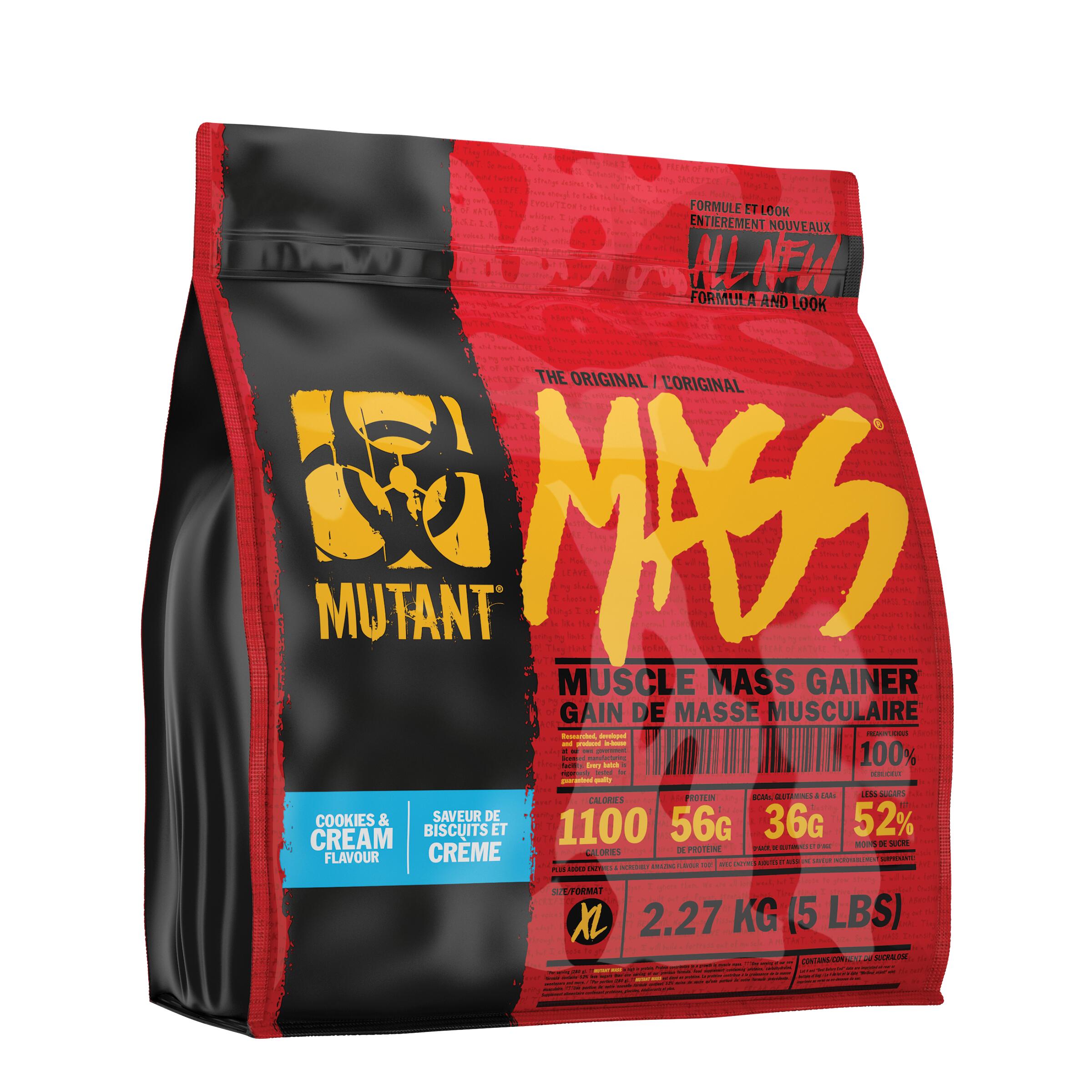 Mutant Mutant Mass (2270g) Cookies & Cream - Weight Gainer - Without Creatine 4/4
