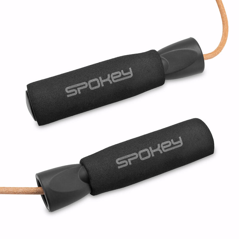 Coarda de sărit cu coardă din piele Spokey Quick Skip