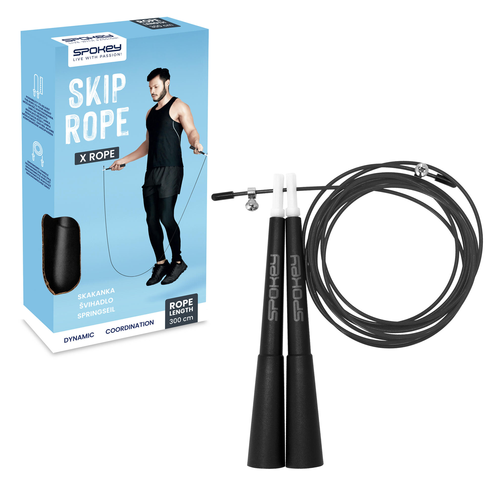 Skakanka szybkościowa Spokey X Rope 5/7