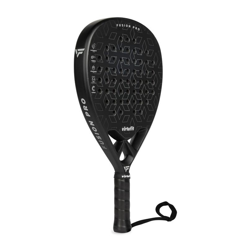 Fusion Pro Padel Racket - Zwart/Zilver