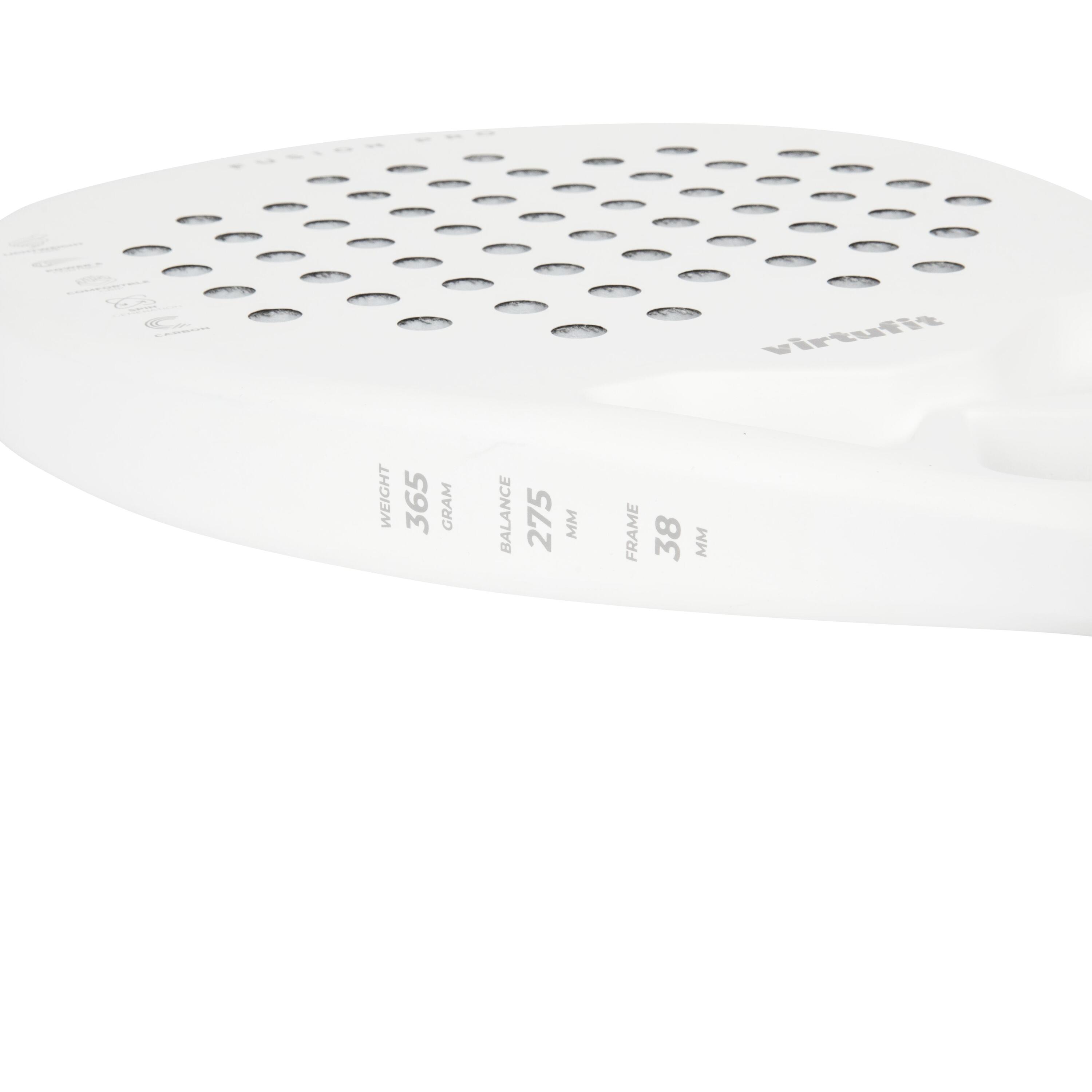 Raquete Padel Fusion Pro - Branco/Prata 4/7