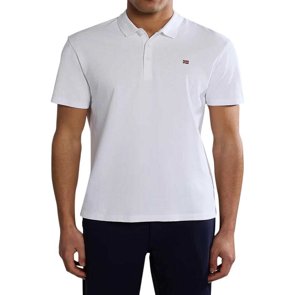 MEN'S short-sleeved polo shirt EALIS SS SUM WHITE