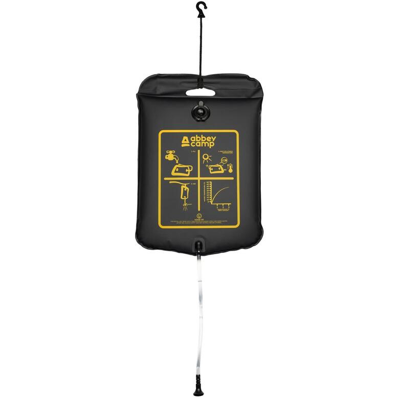 Tente Cabine de Douche Portable 2 Personnes en 2 Parties avec Bâche de