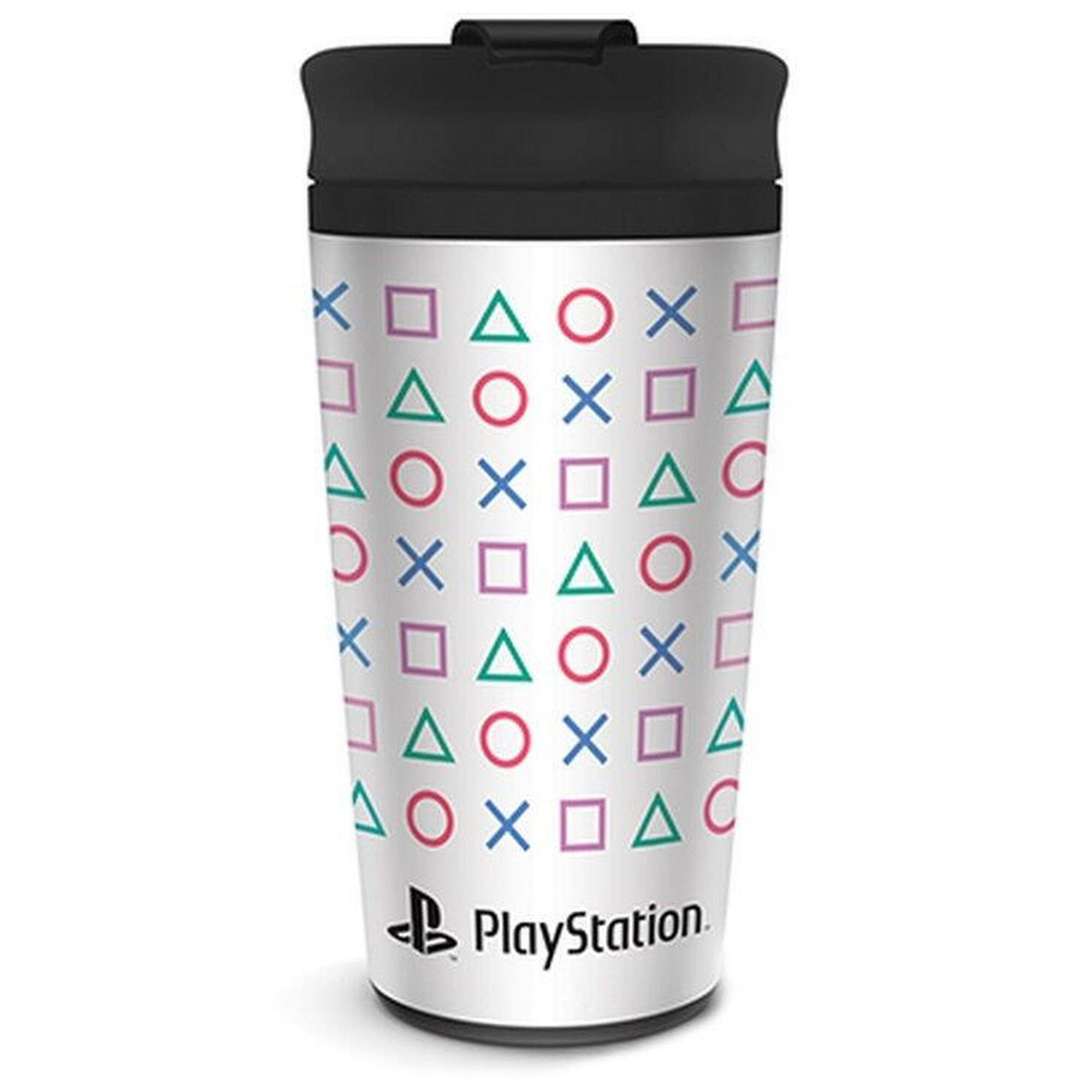 Cana termos Pyramid Games: PlayStation - Shapes, 450 ml, Multicolor