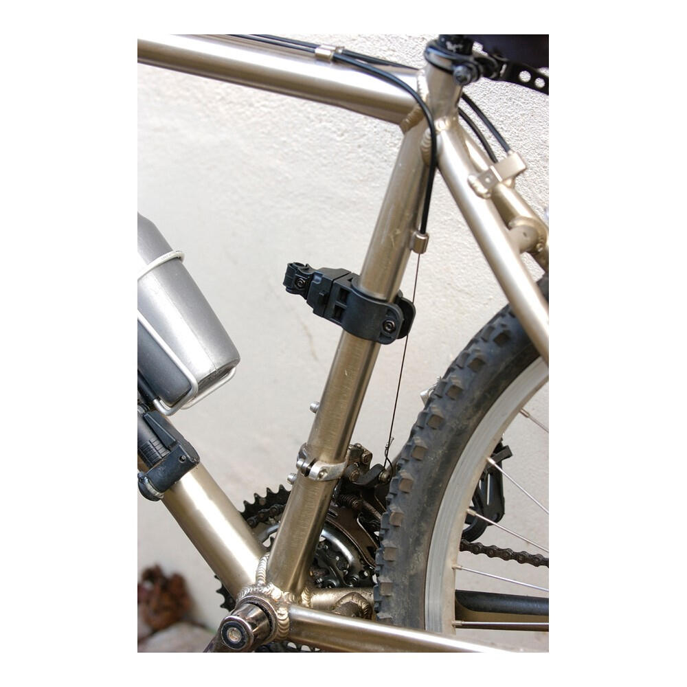 8350EURDPRO Support d'antivol pour cadre de vélo universel, Noir, De 6 à 10 mm 2/5