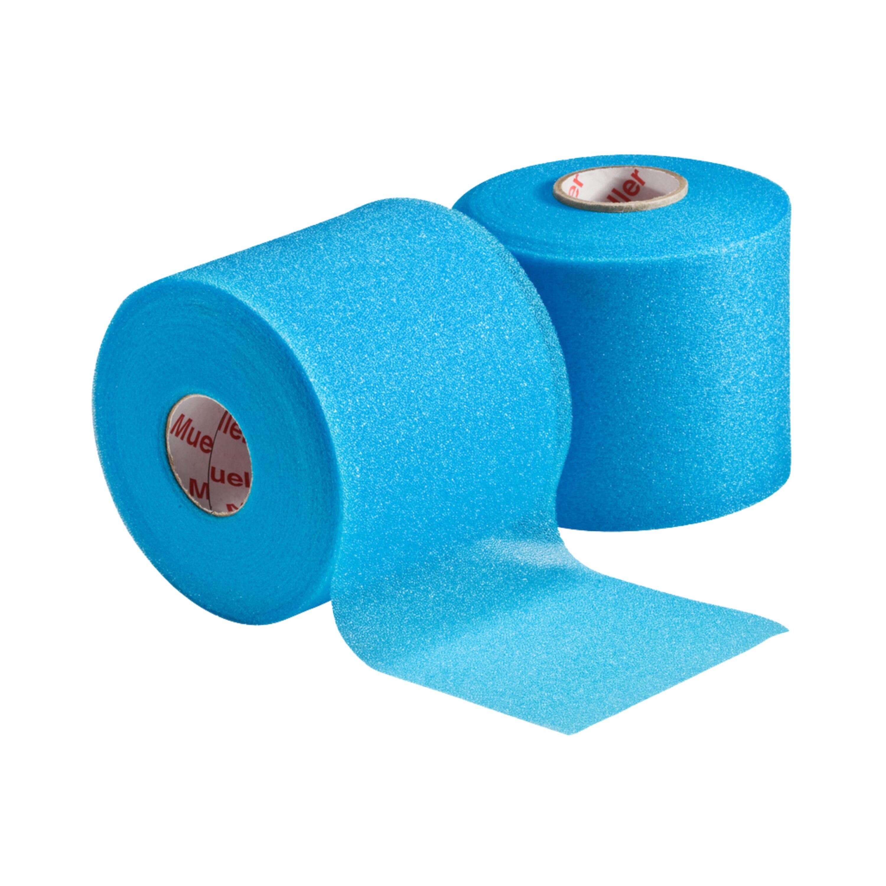 MUELLER Mueller M Wrap Lightweight Foam Underwrap Between Tape & Skin - Blue (Pack of 4)