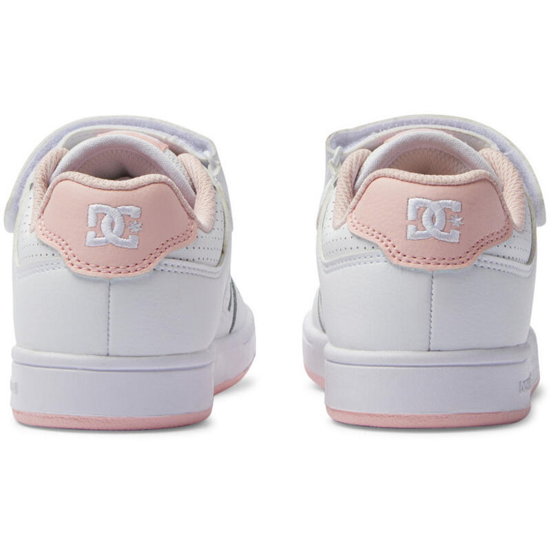 Pantofi sport copii DC Shoes Manteca 4 V Shoe Wpn, Alb