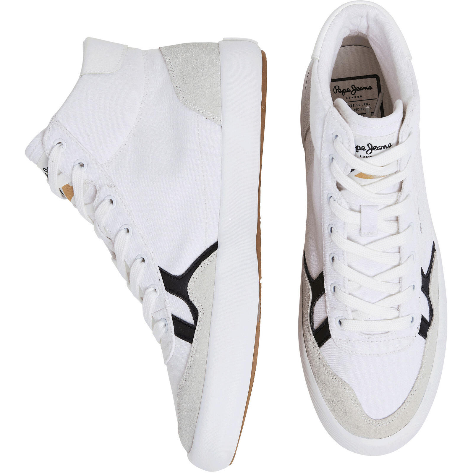 Scarpe da ginnastica Pepe Jeans Travis City, Bianca, Uomini 2/5