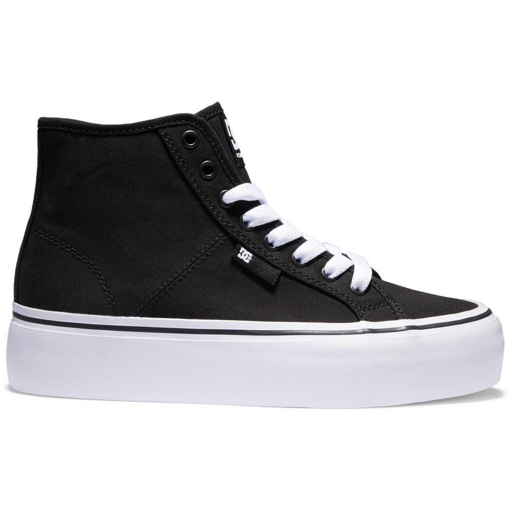 Sneakers DC Shoes Manual Hi Platform High-Top Shoes, Black, Women